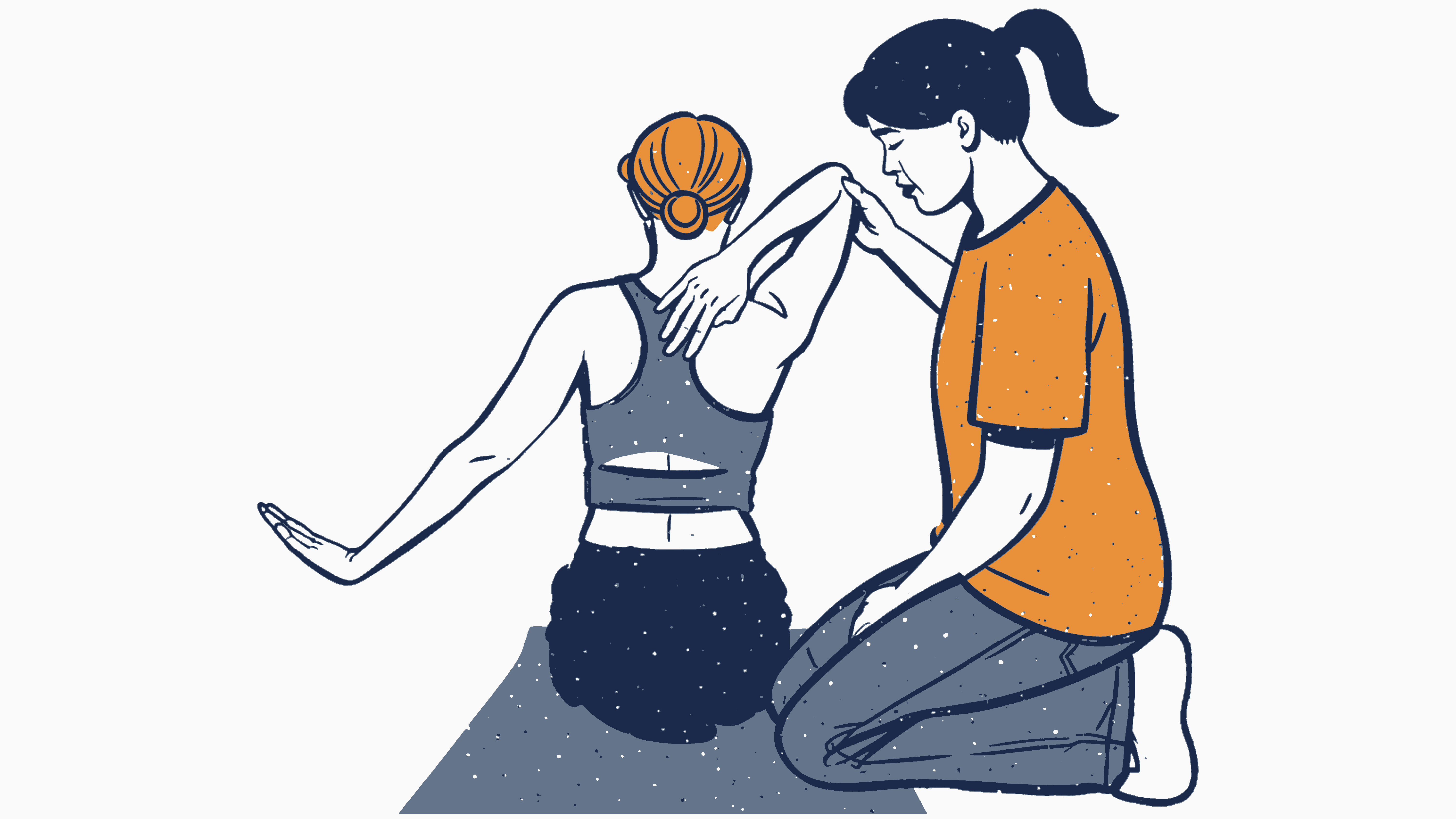 Physiotherapist patient