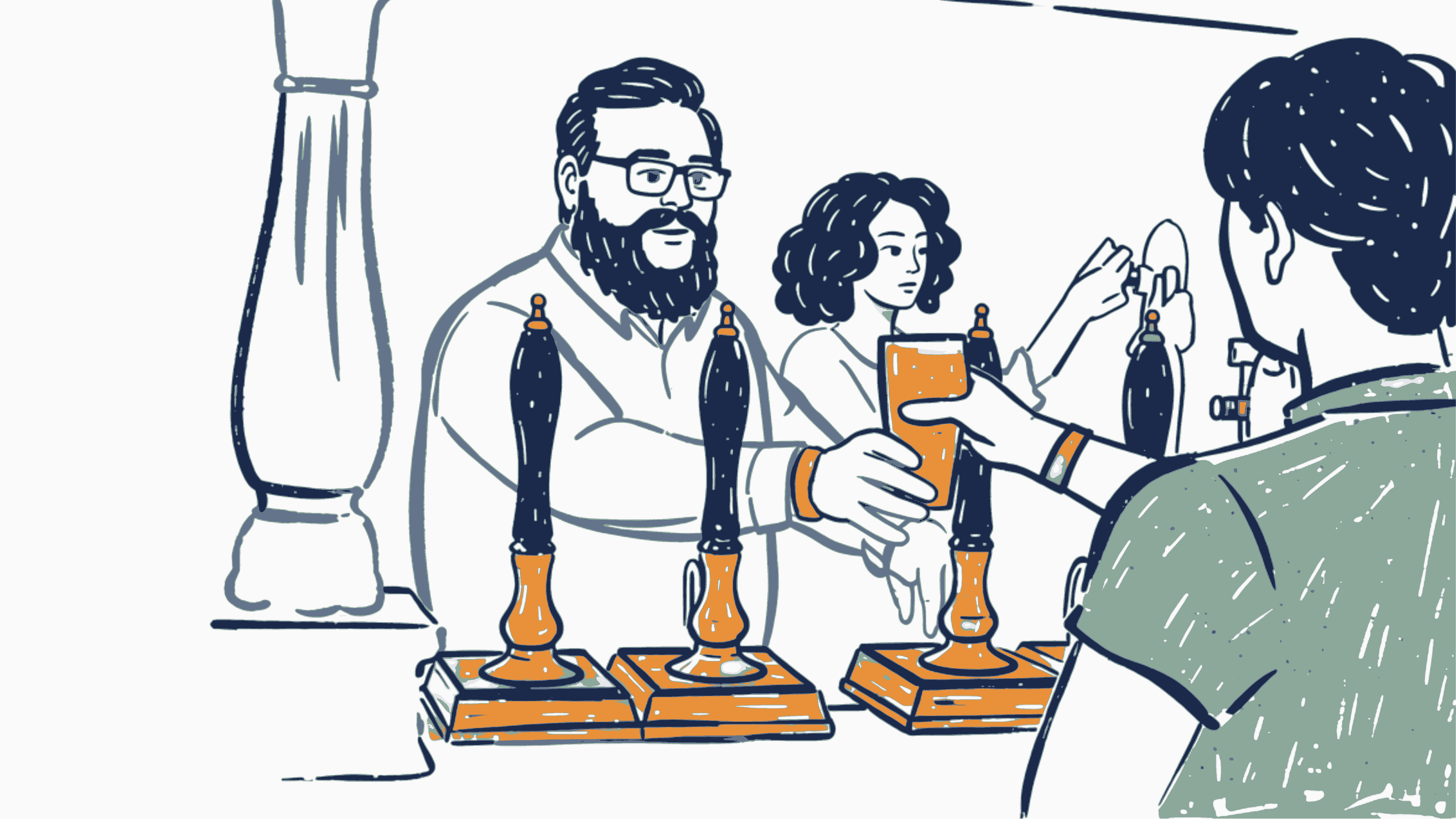 Pub bartender