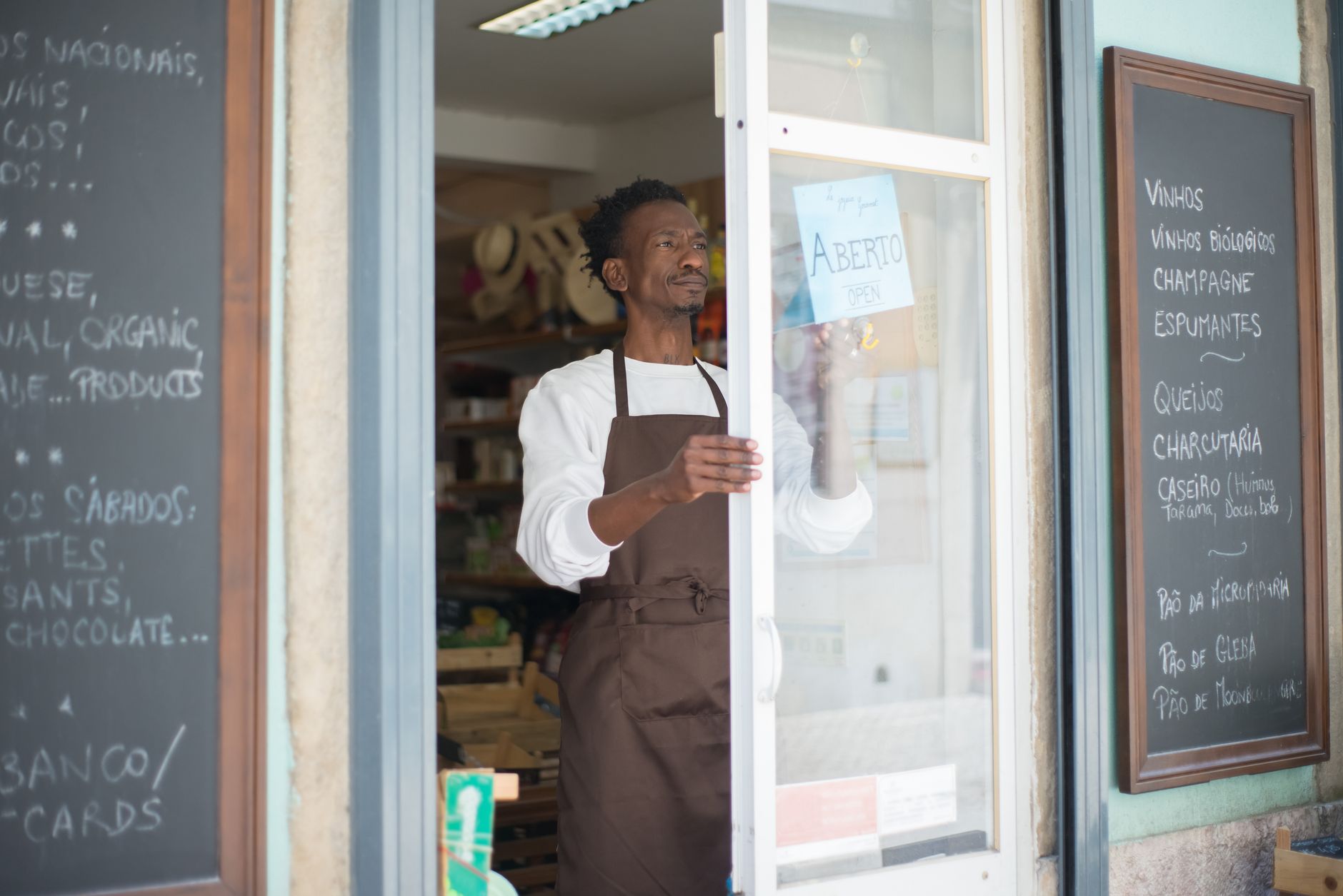 A shop owner fixing an obvious problem instead of running a test