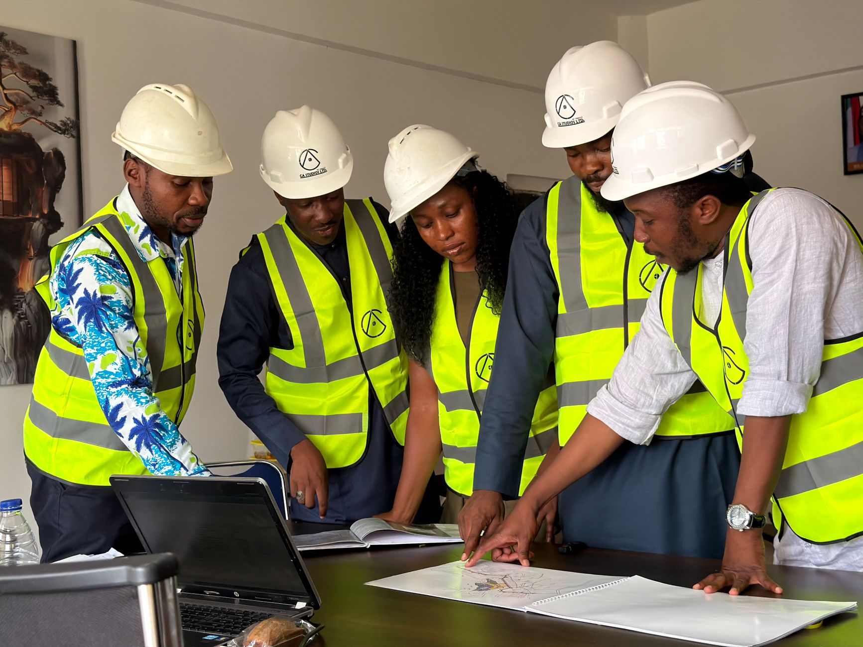A small consultancy team discussing how they use new tools