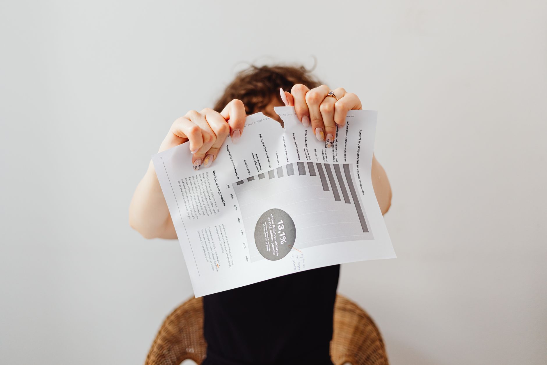 A designer looking through a guidelines document that has not been followed