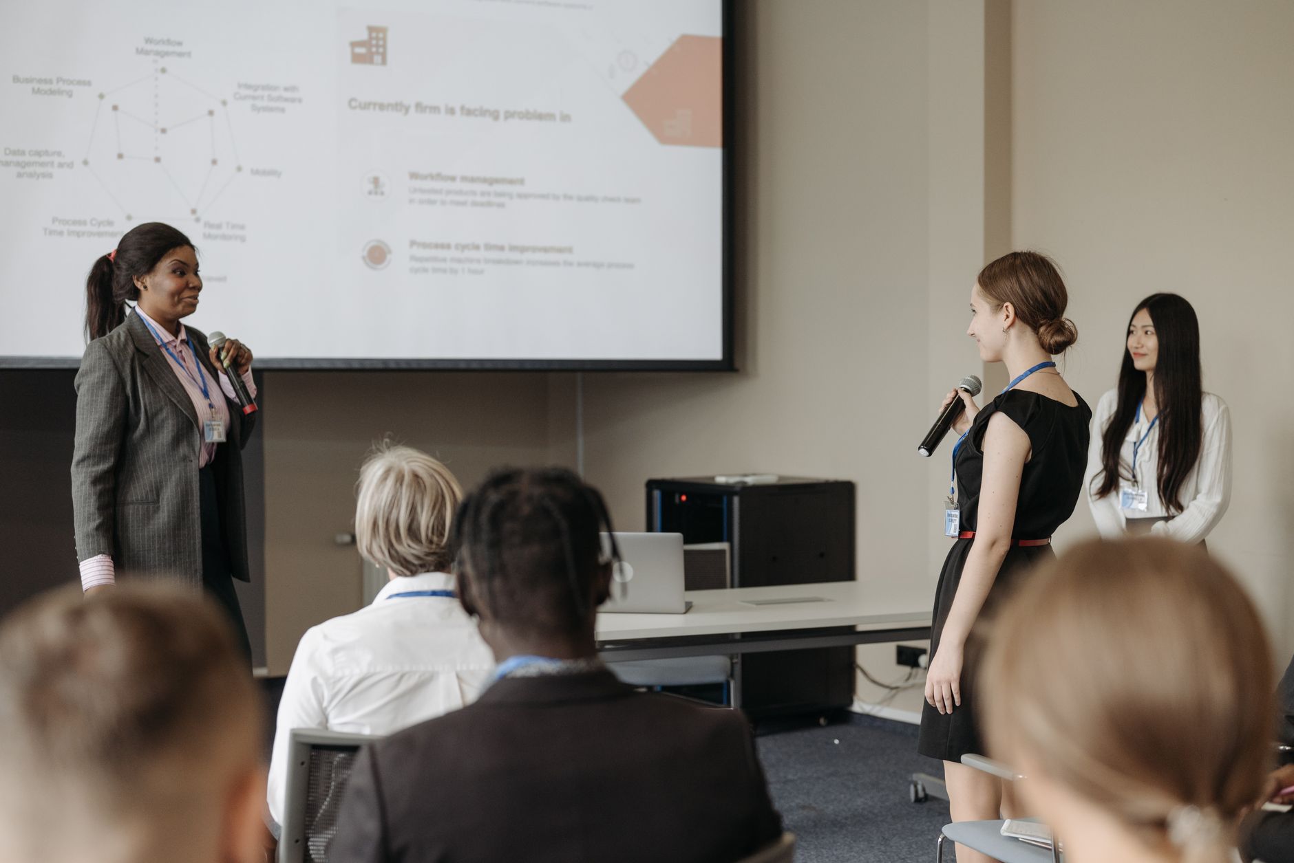 A consultant leading a workshop with their own distinct approach