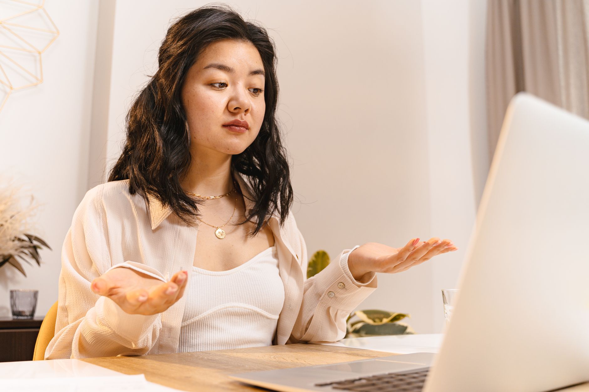 A shopper hesitating partway through an online checkout