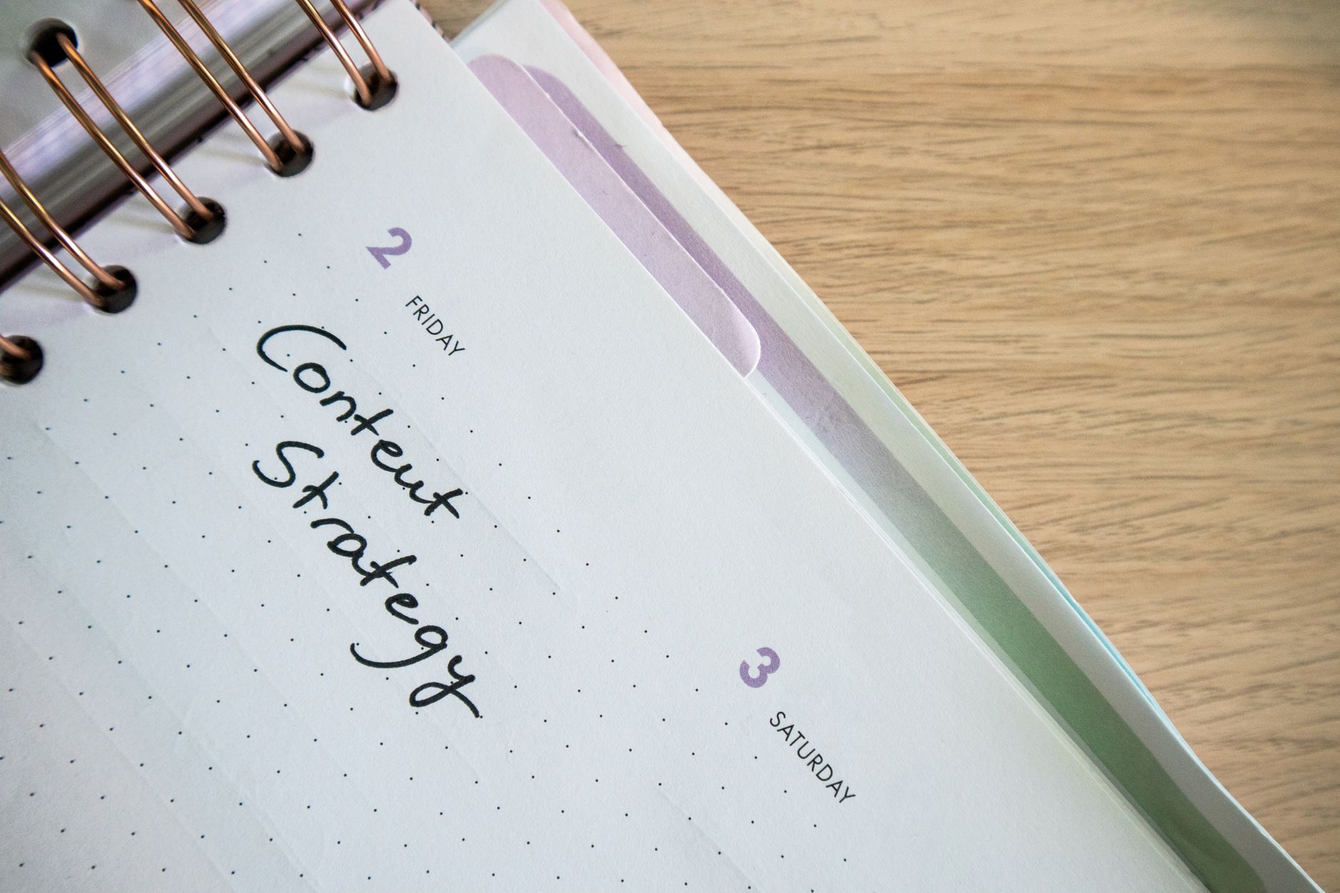 An owner planning content for both immediate and future customers