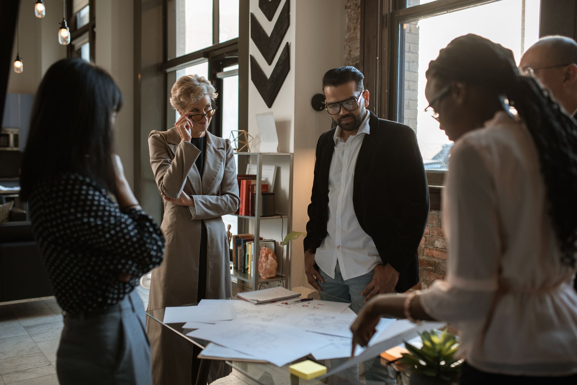 A business owner losing a listener's attention mid-pitch