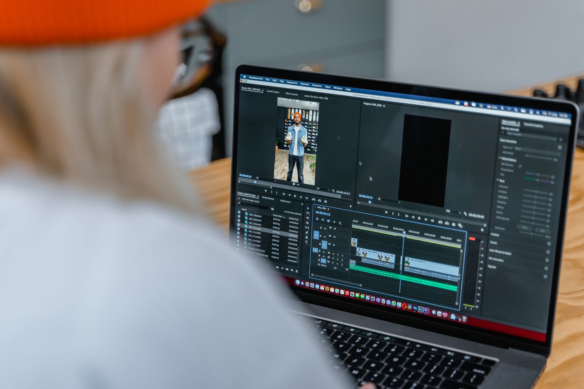 A course creator adapting one video across several platforms