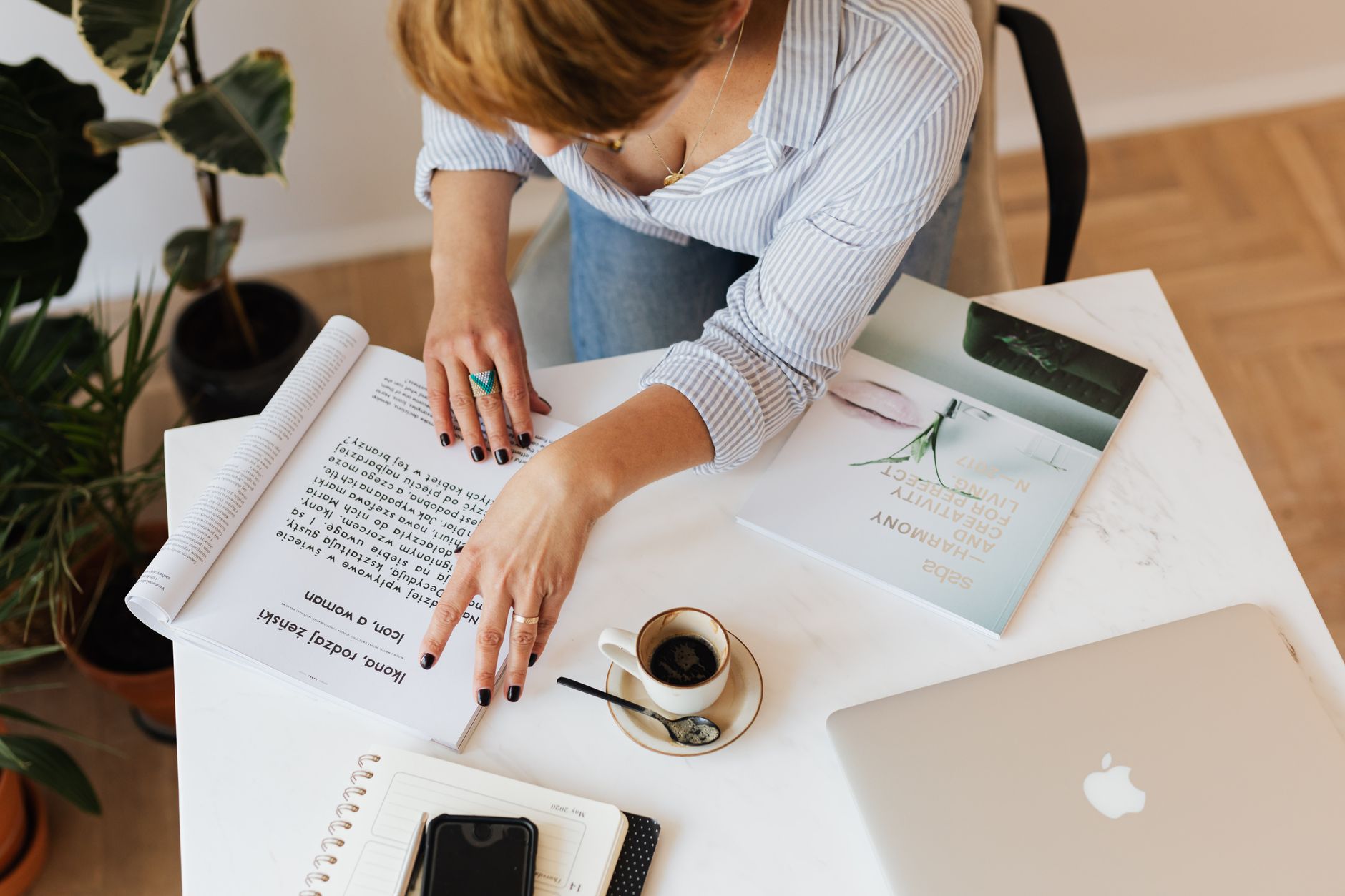 A business owner taking time to learn their marketing craft
