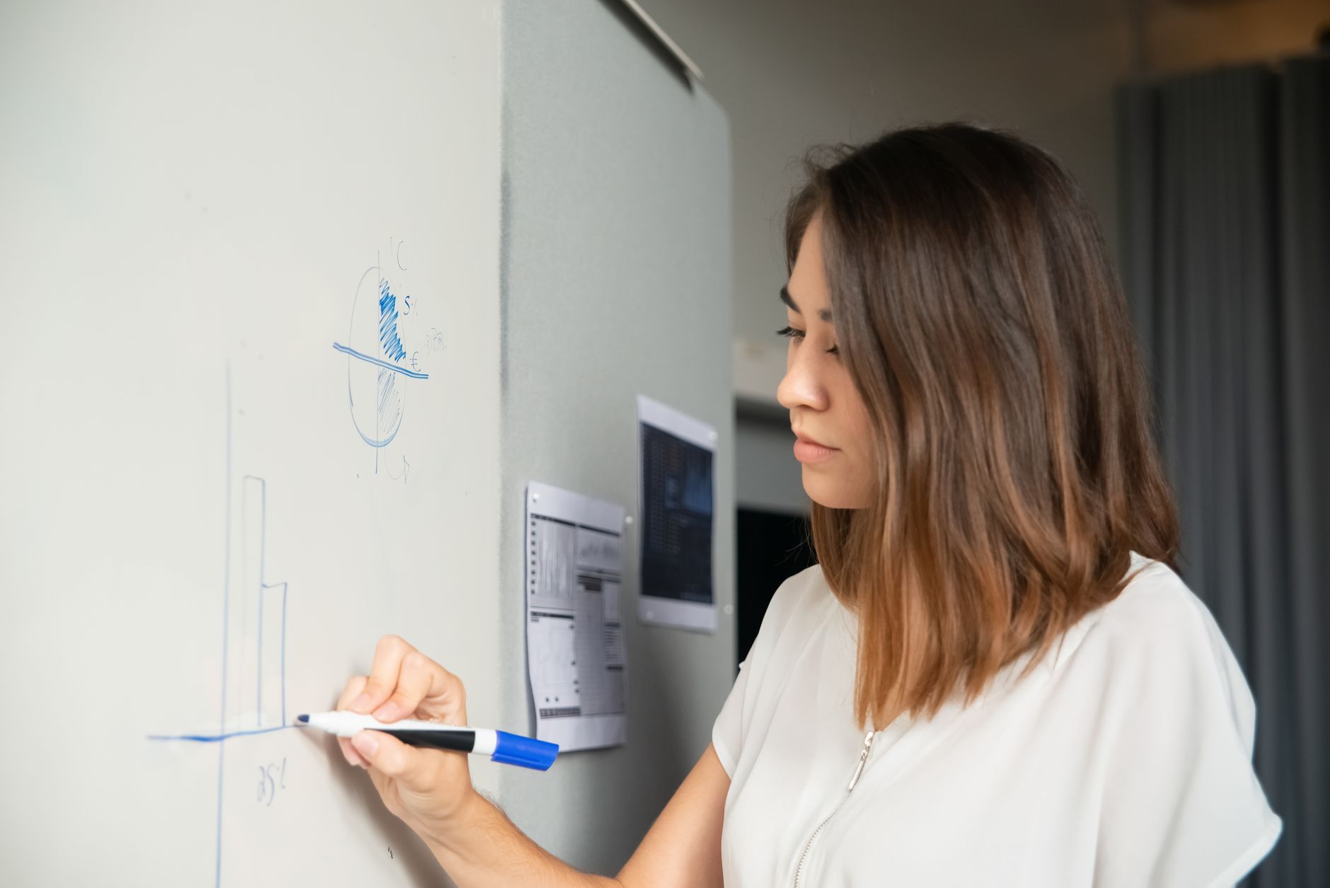 A software founder sketching out a go-to-market plan