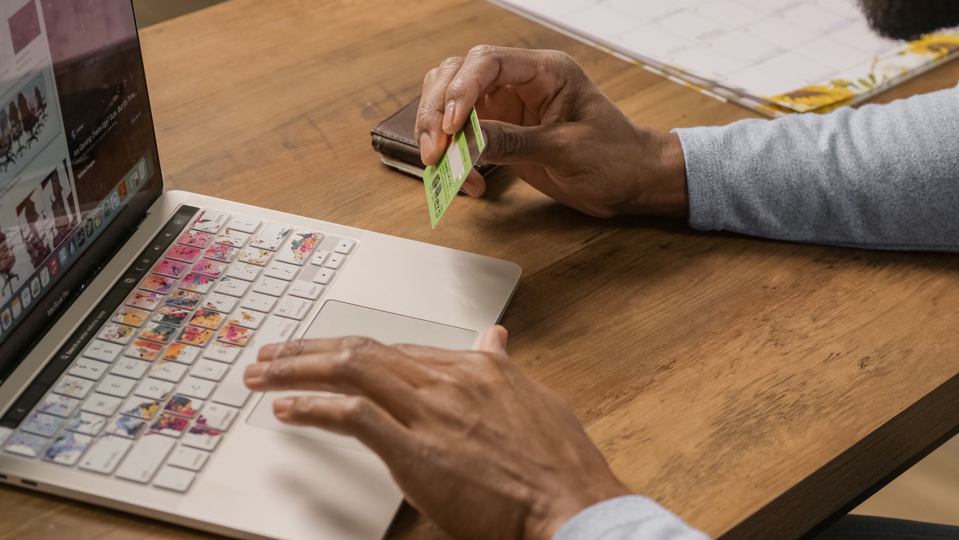 A business owner checking their own website checkout process