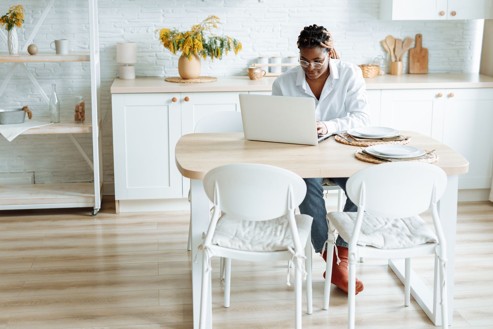 An owner writing out the rules for a giveaway at home