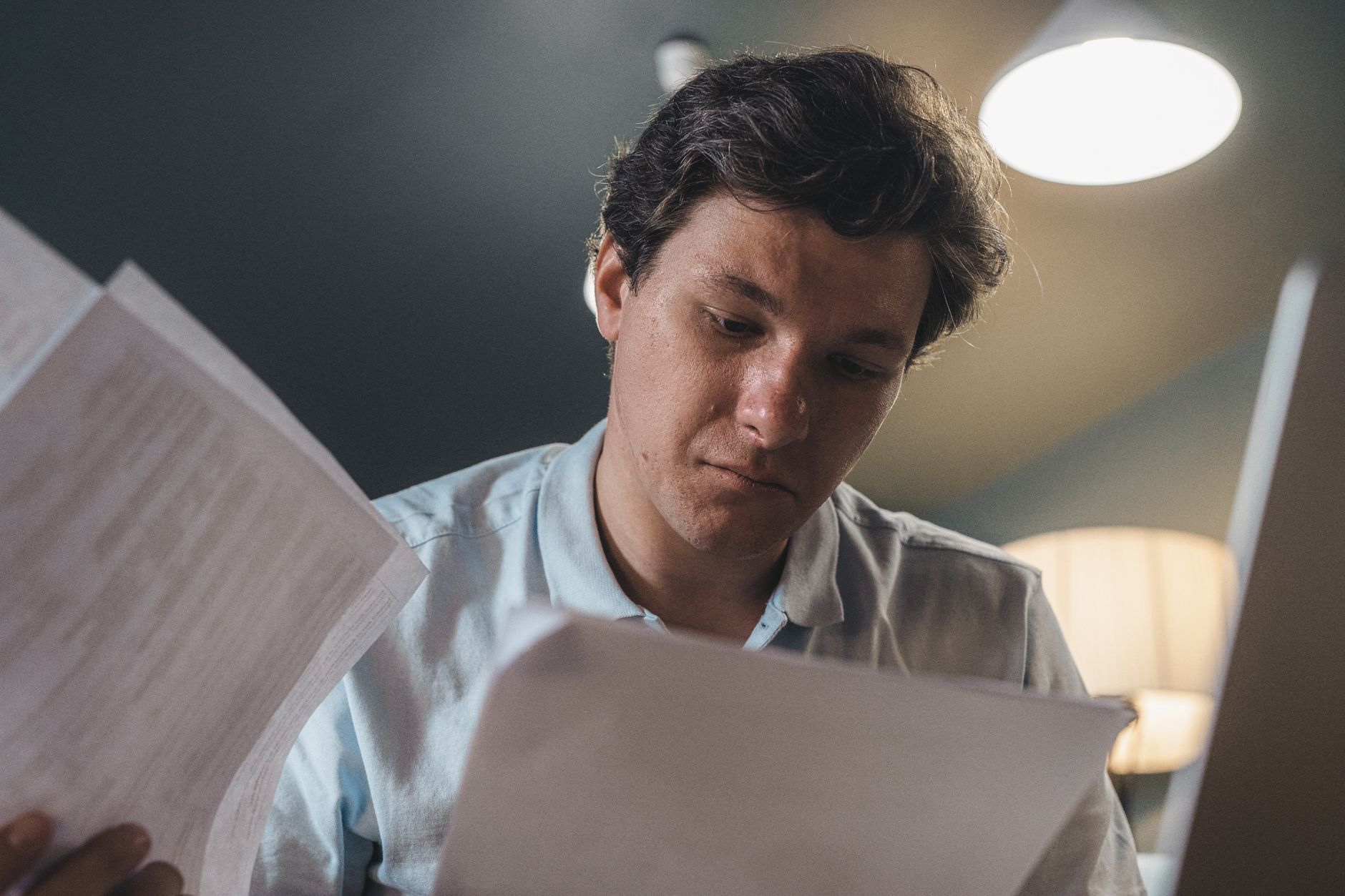A prospective buyer reading proof of a provider's past work
