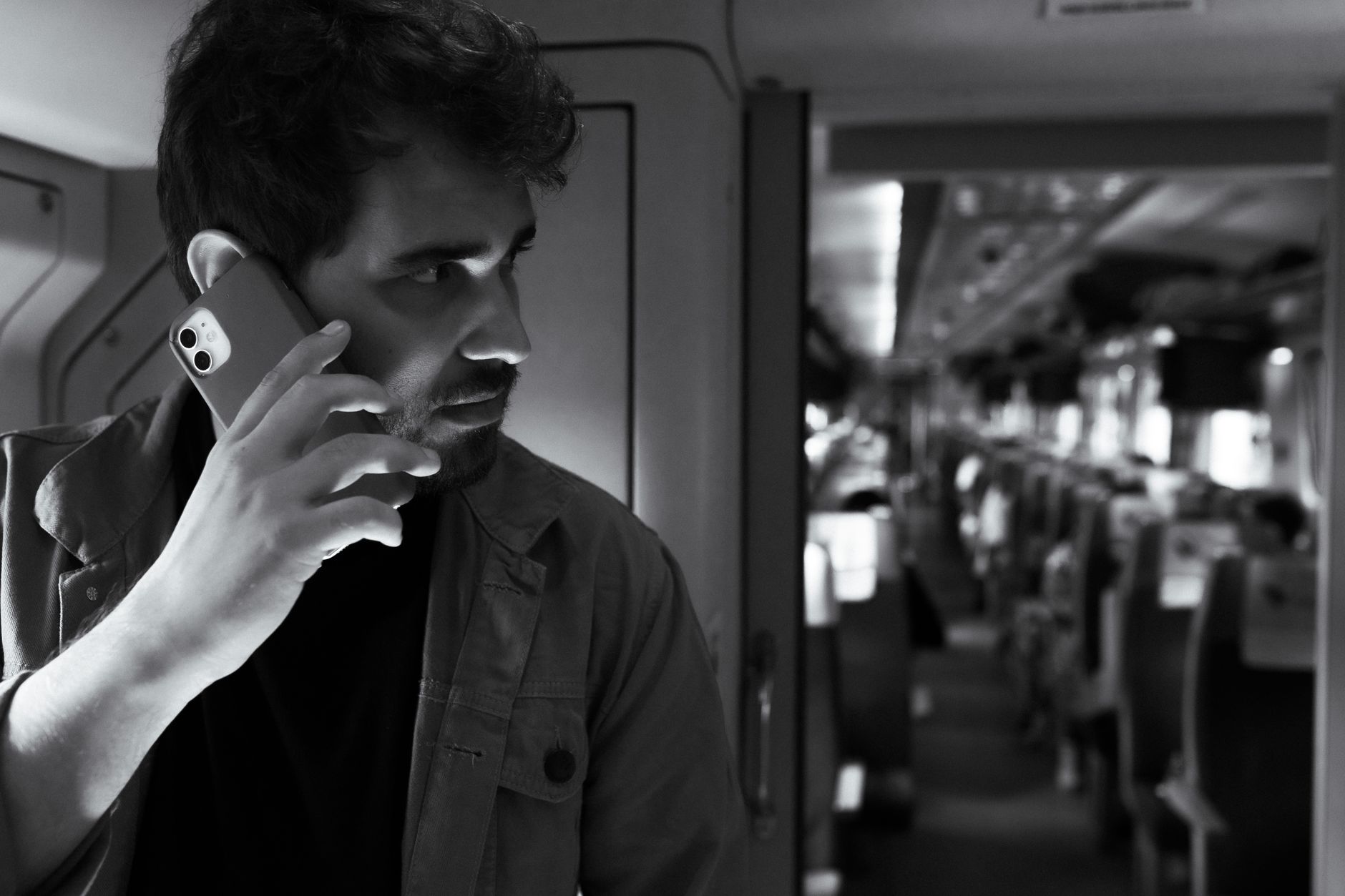 A visitor clicking through from an advert on their phone