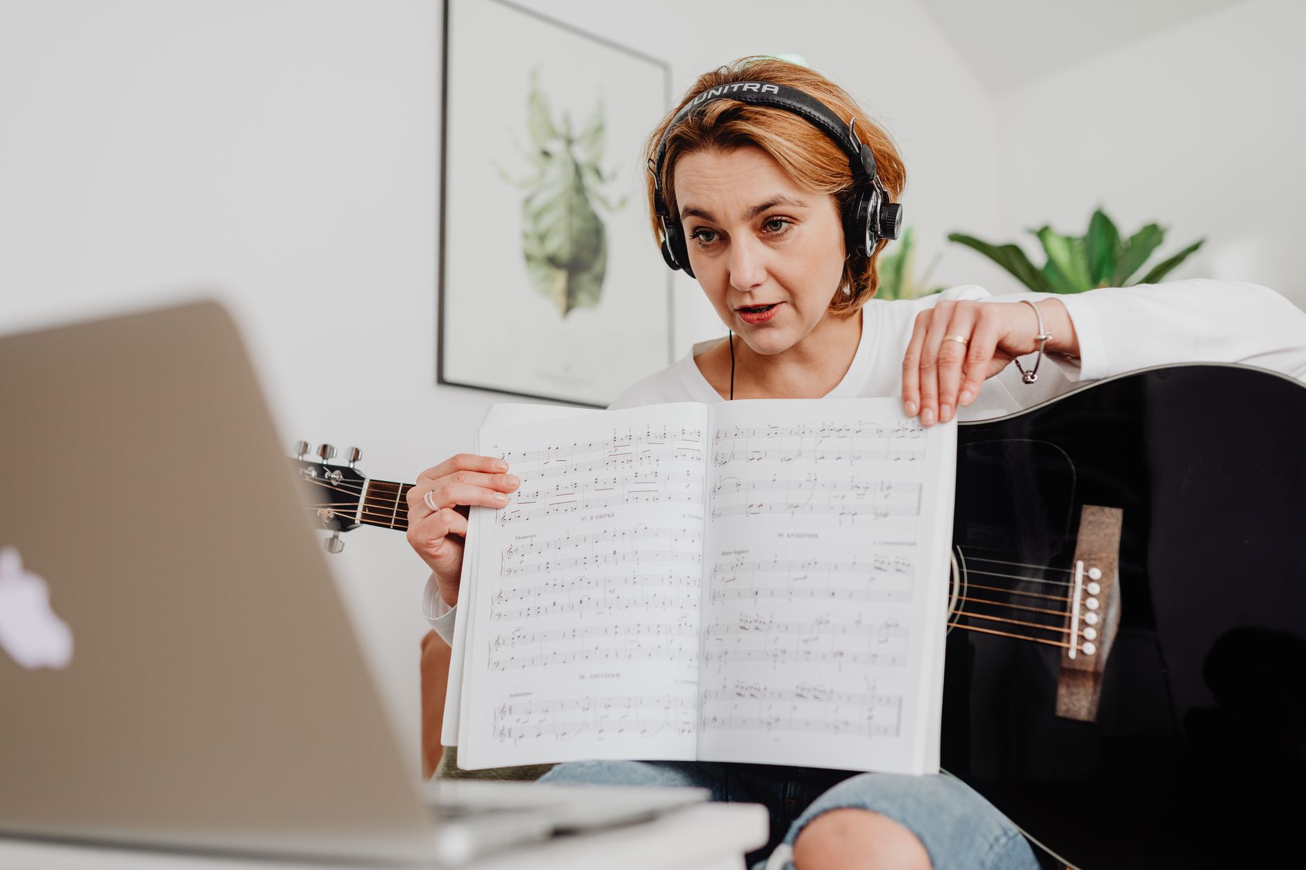A music teacher keeping their online profile accurate and consistent