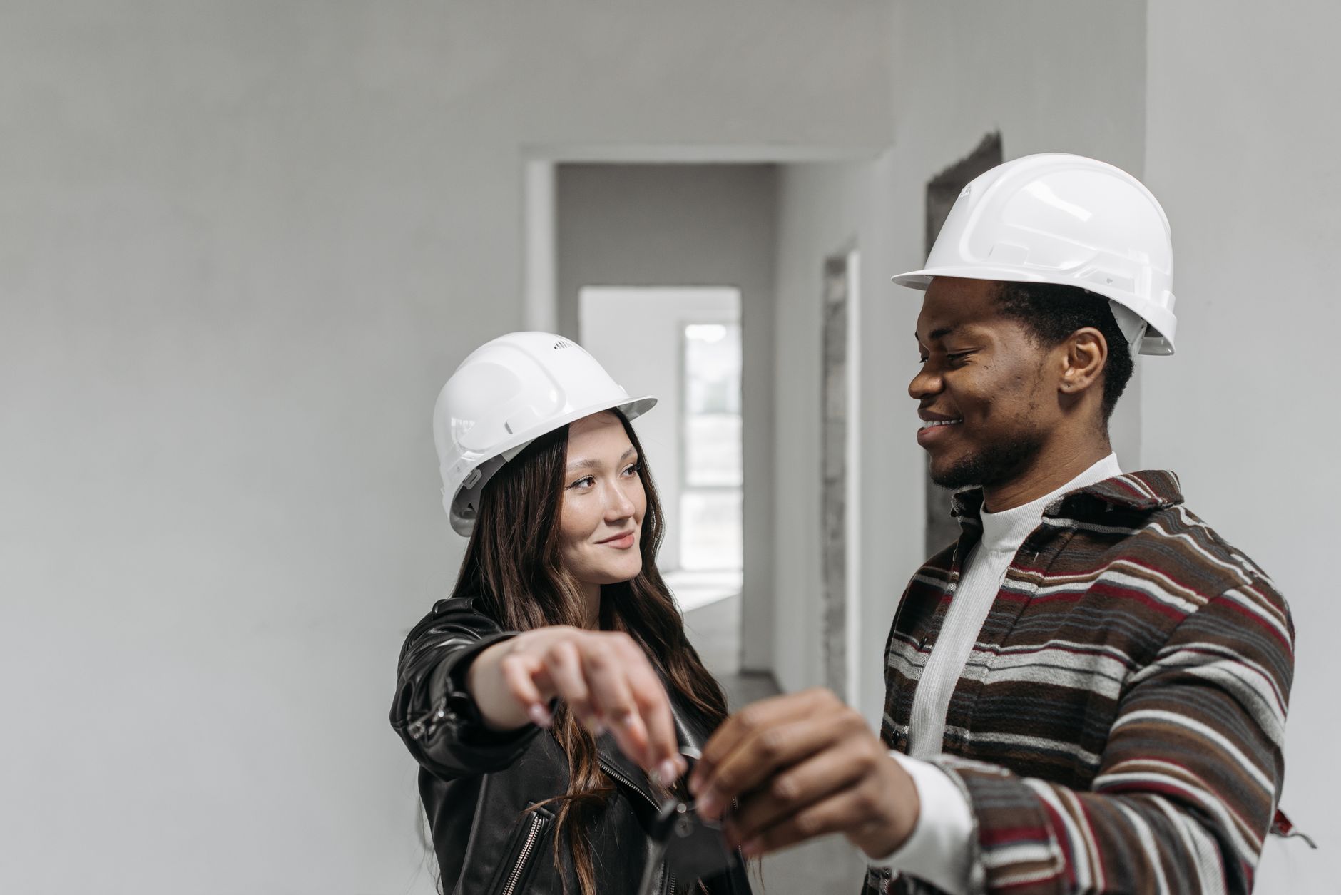 A heating engineer building a relationship with a local homeowner