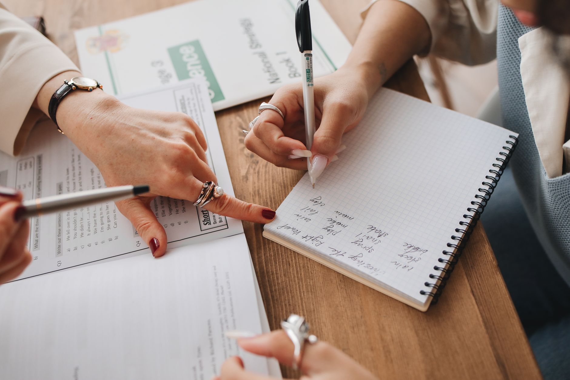 A tutor adapting a marketing plan to their own course