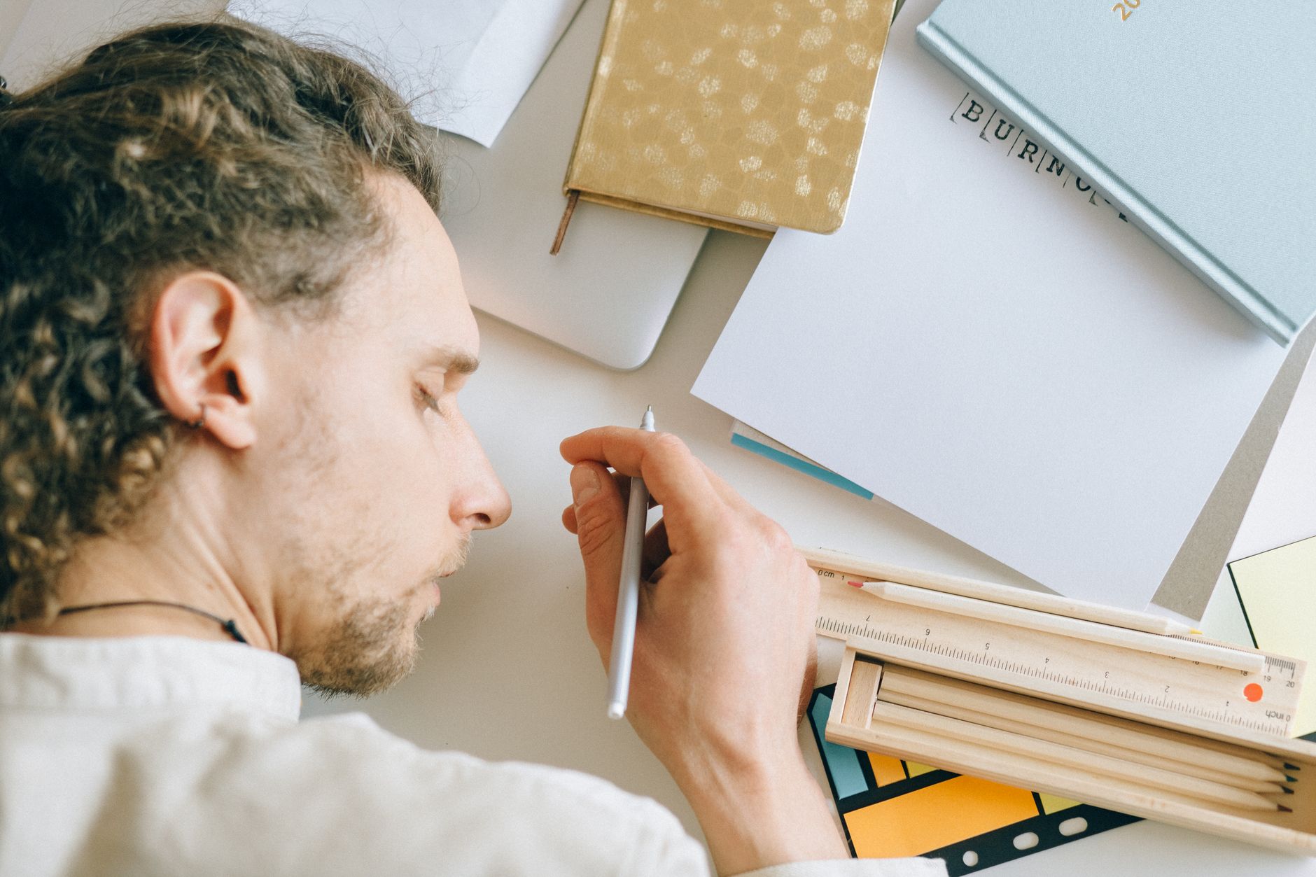 A business owner reworking a vague goal into something specific