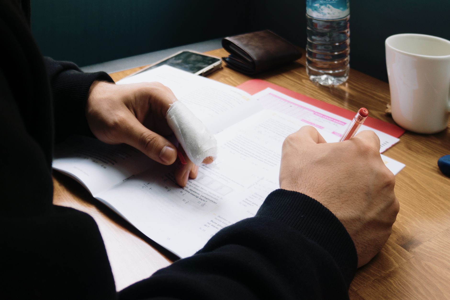 A course creator reviewing their marketing plan against the calendar