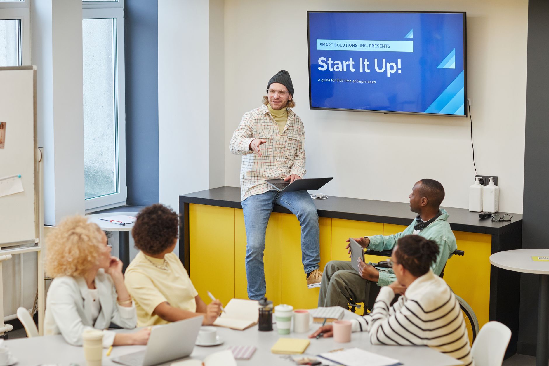 A small software team marking the day their product goes live