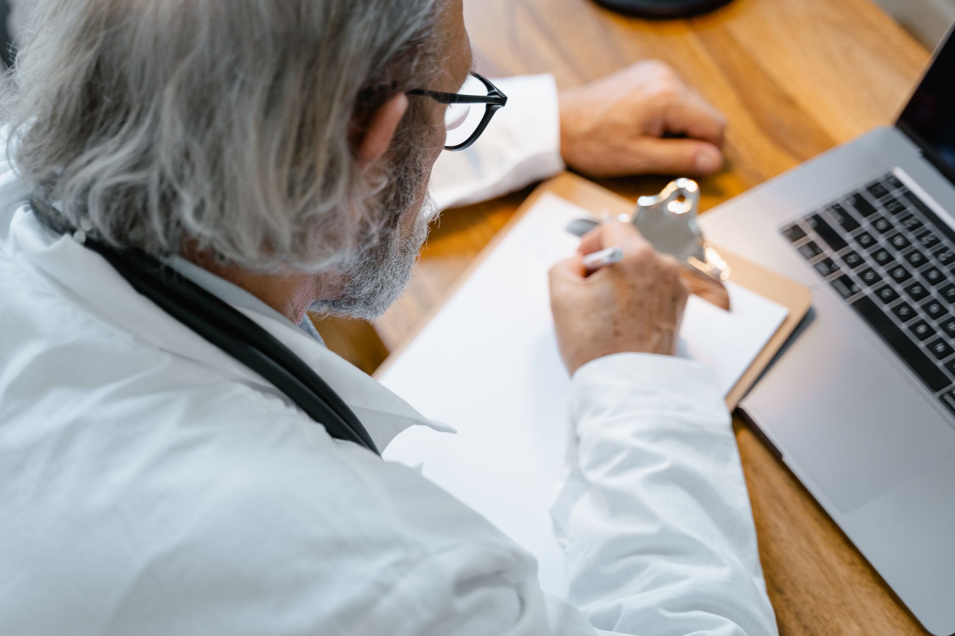 A practice owner reading a patient's note of thanks months after a rebrand