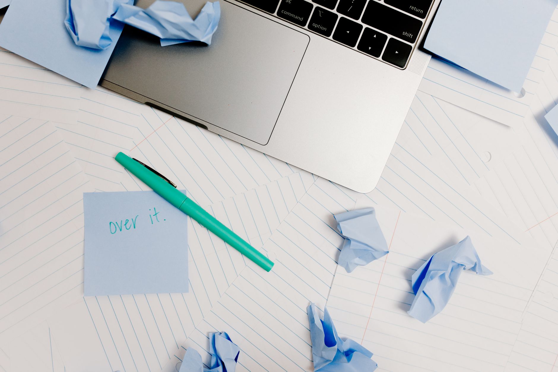 A business owner reviewing marketing that never settled into a pattern