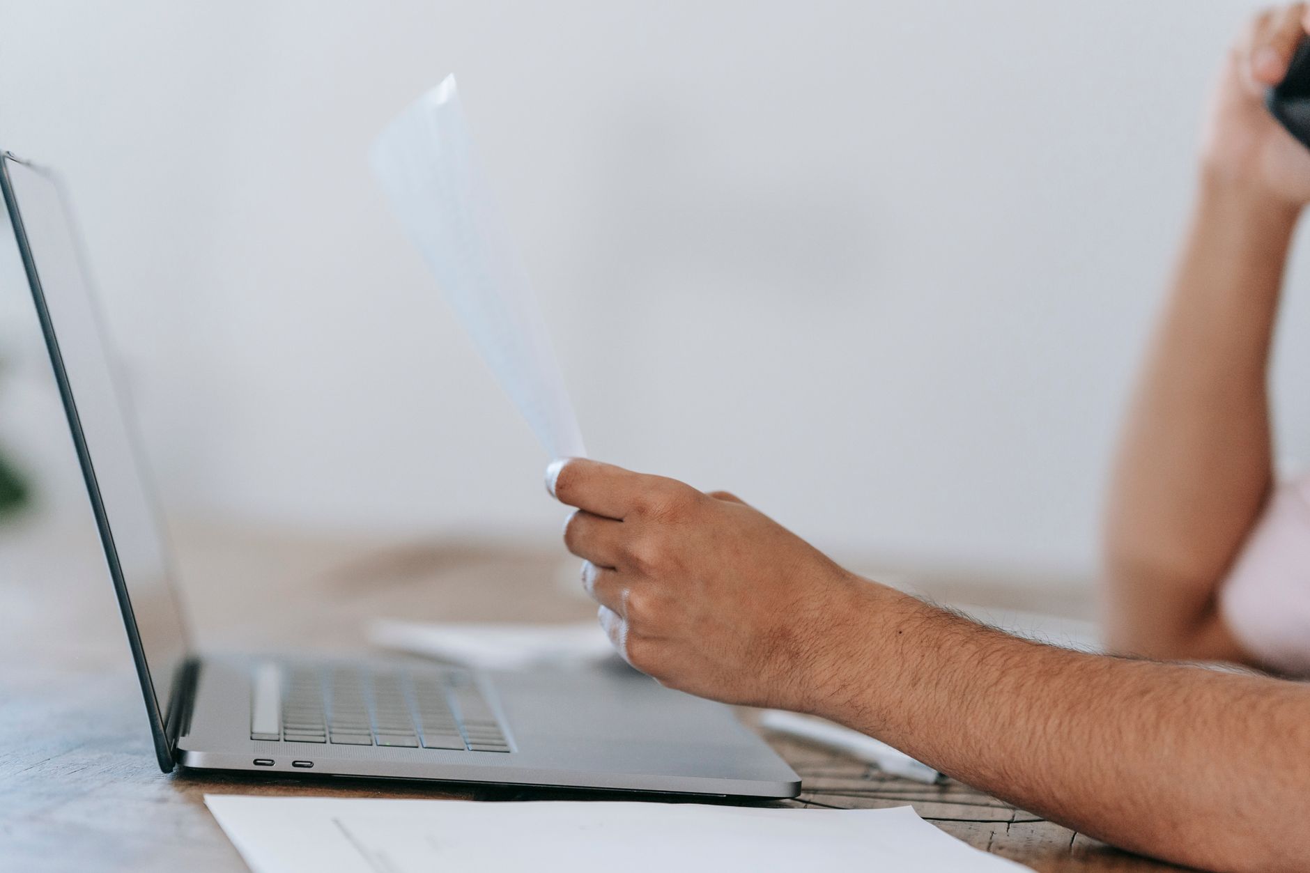 An IT consultant working through a technical website checklist