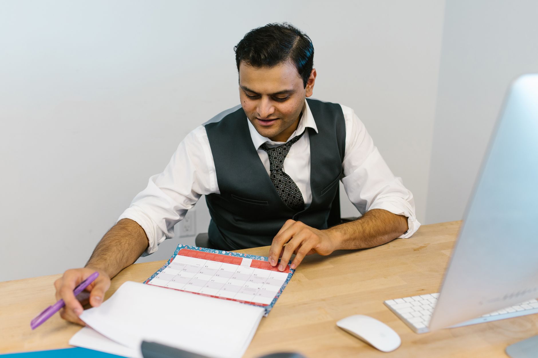 An IT support business owner tracking progress over several months